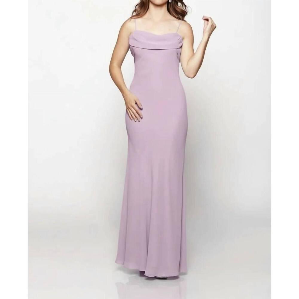 NEW LAST DRESS flowing muse gown in lilac